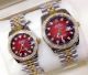 Copy Rolex 2-Tone Red Dial Diamond Datejust watch (1)_th.jpg
